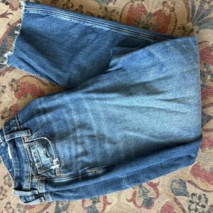 American Eagle Outfitters Distressed Blue Mom Jeans